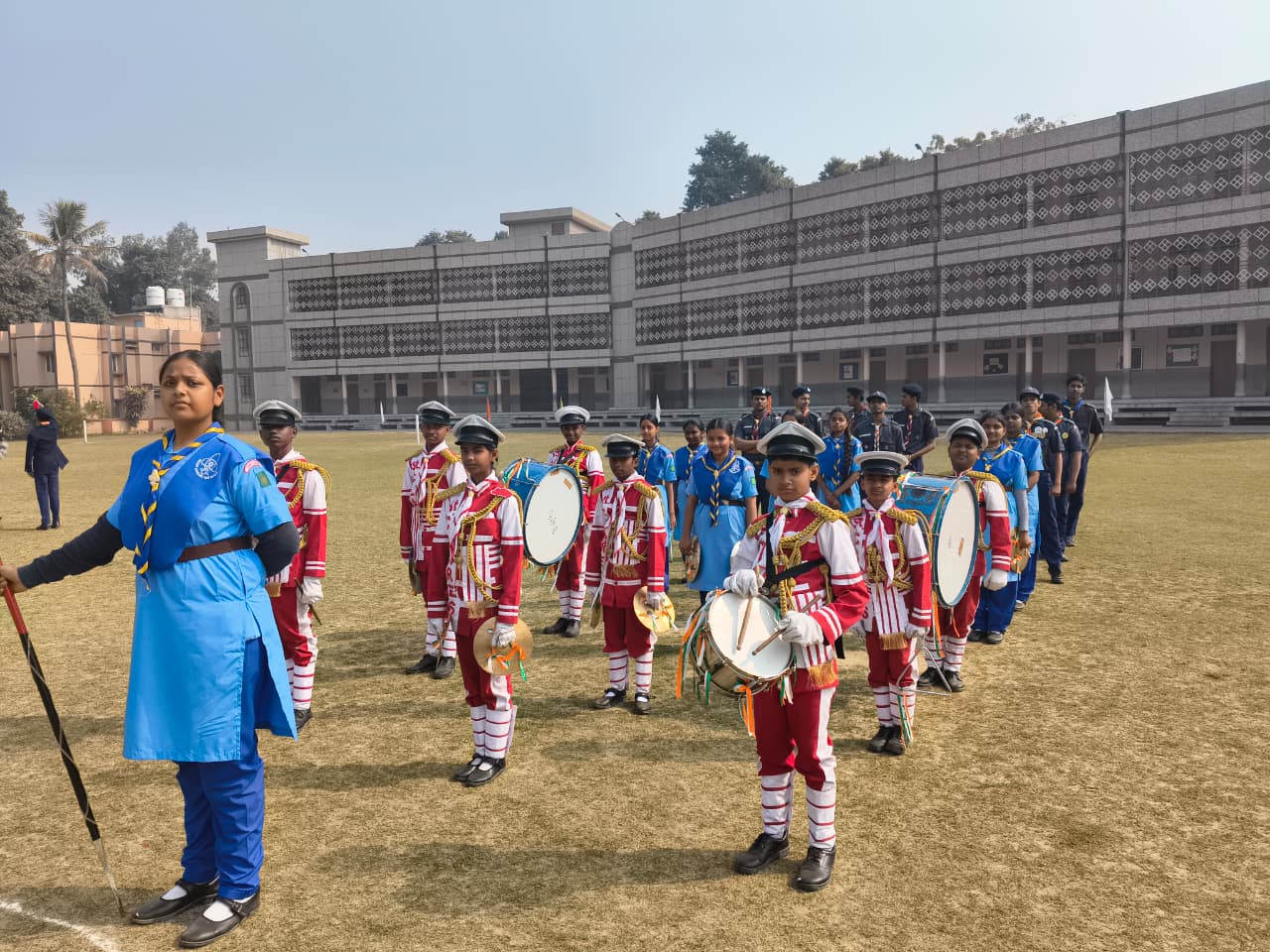 The Bharat Scouts and Guides camp 